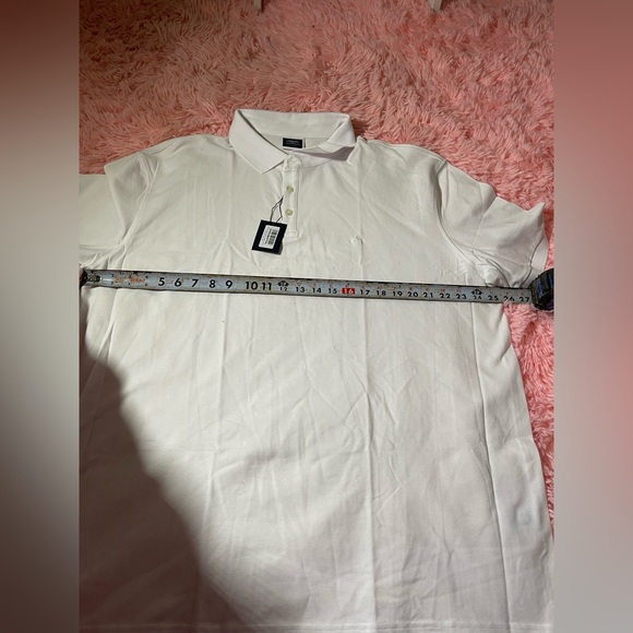 Charles Tyrwhitt White Polo Shirt Men’s 2XL Cotton Short Sleeve NWT Classic Fit - Picture 5 of 5
